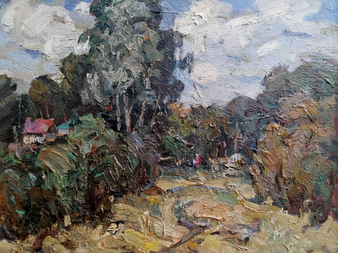 Oil painting Cold day Kalenyuk Alex - 2