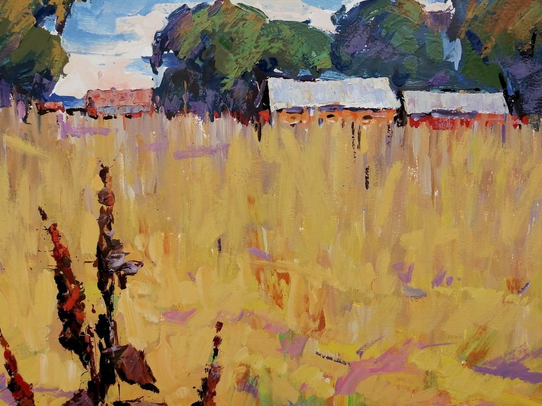 Oil painting Rural landscape Kalenyuk Alex - 3