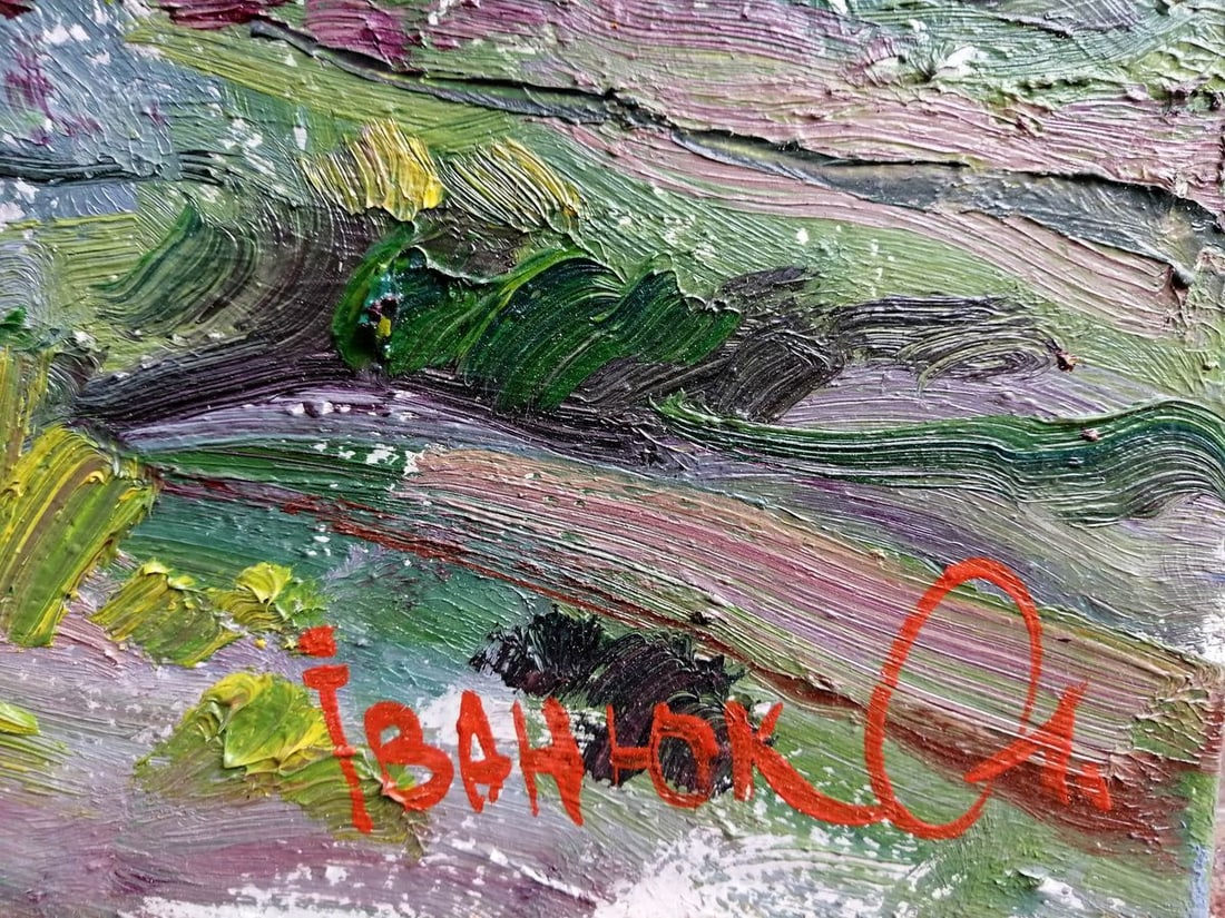 Oil painting It's getting dark Kalenyuk Alex - 8