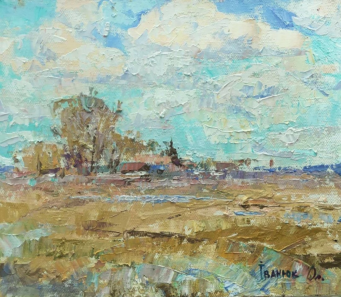 Oil painting Spring Kalenyuk Alex: Title: Oil painting Spring Kalenyuk Alex Description: NoKalen 220 *** ABOUT THIS PAINTING *** * TITLE: "Spring" * ARTISTS: Kalenyuk Alex * SIZE: 30x35 cm/'11.81x13.77 inches' * MEDIUM: oil, canvas * H