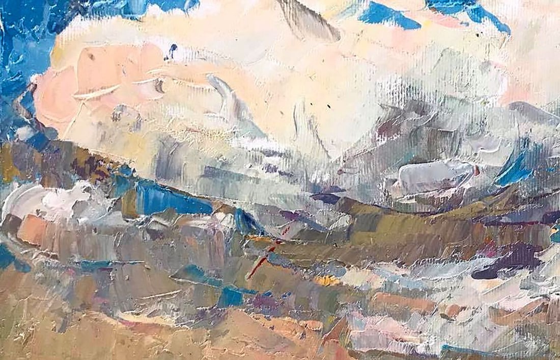 Oil painting Steppe Kalenyuk Oksana - 2
