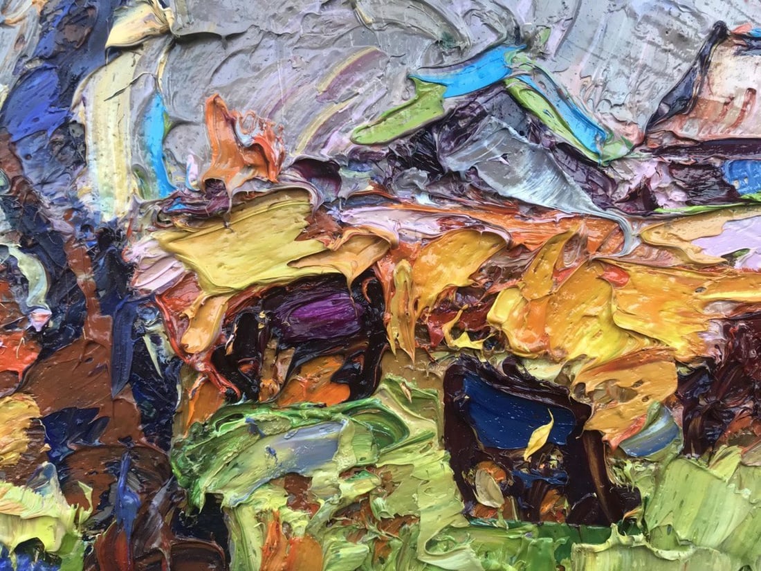 Oil painting warm ray Kalenyuk Alex - 2