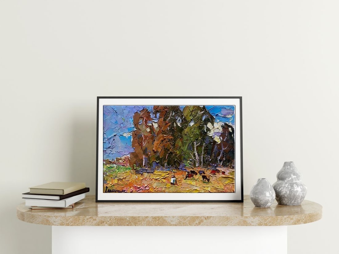 Oil painting Near the forest Kalenyuk Alex - 2