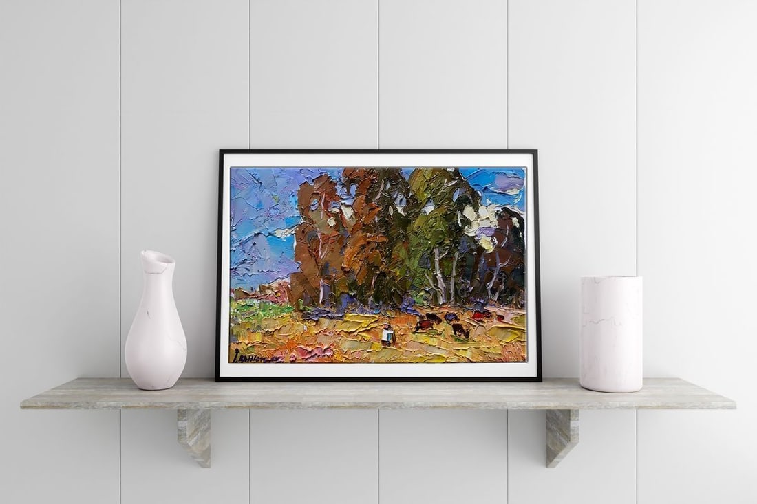 Oil painting Near the forest Kalenyuk Alex - 3
