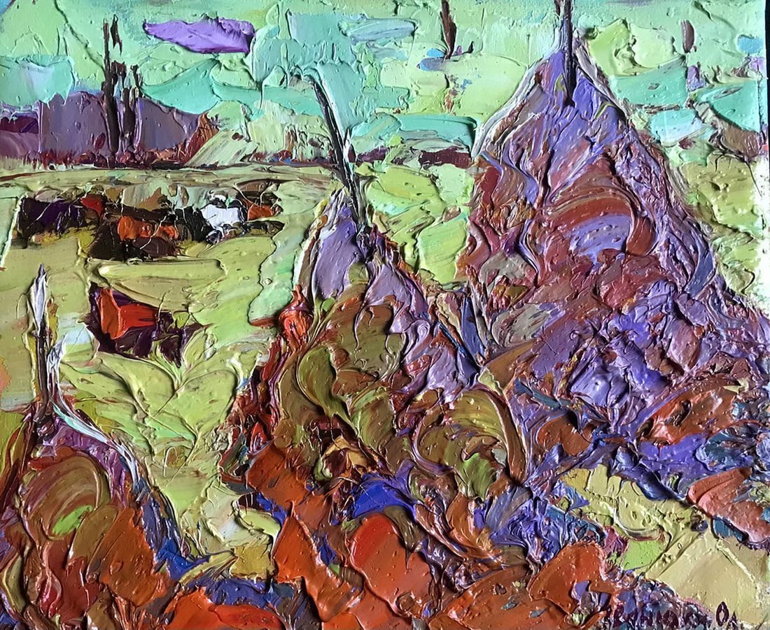 Oil painting Summer day Kalenyuk Alex: Title: Oil painting Summer day Kalenyuk Alex Description: NoKalen 954 *** ABOUT THIS PAINTING *** * TITLE: "Summer day" * ARTISTS: Kalenyuk Alex * SIZE: 25x30 cm/'9.84x11.81 inches' * MEDIUM: oil, can