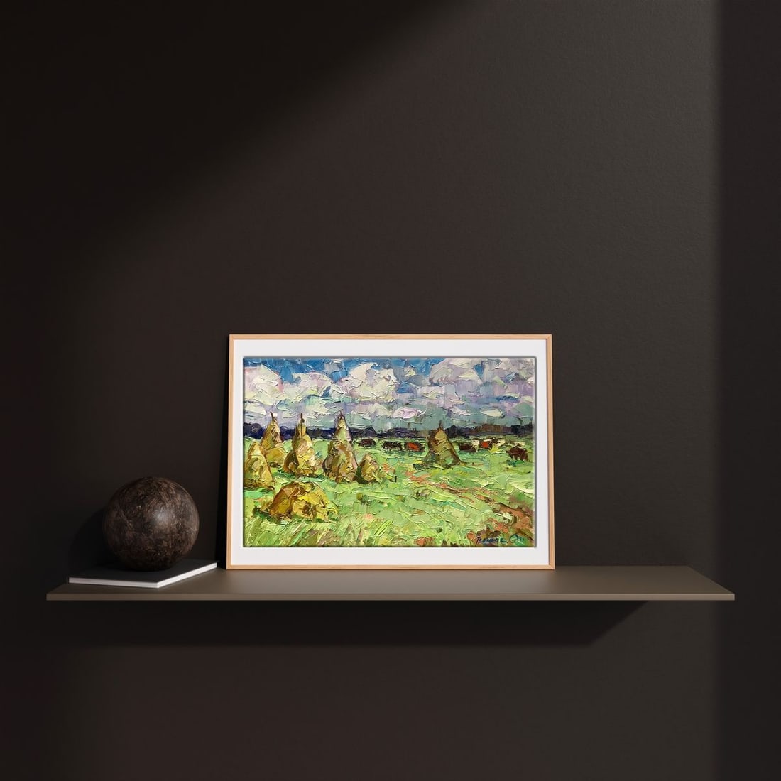 Oil painting Morning meadows Kalenyuk Alex - 2