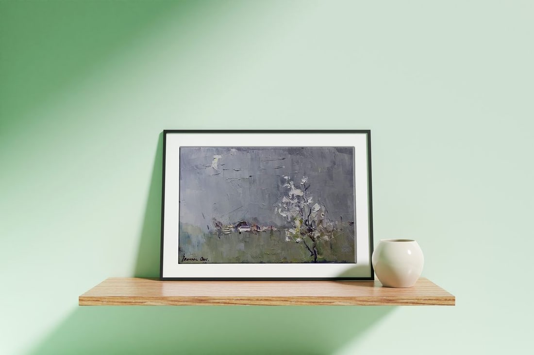 Oil painting Spring morning Kalenyuk Oksana - 2