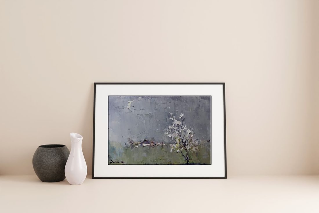 Oil painting Spring morning Kalenyuk Oksana - 3