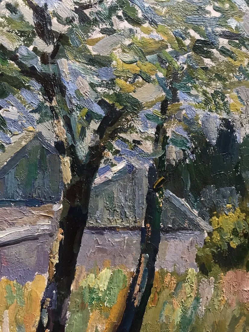 Oil painting House in the forest Peter Tovpev - 6