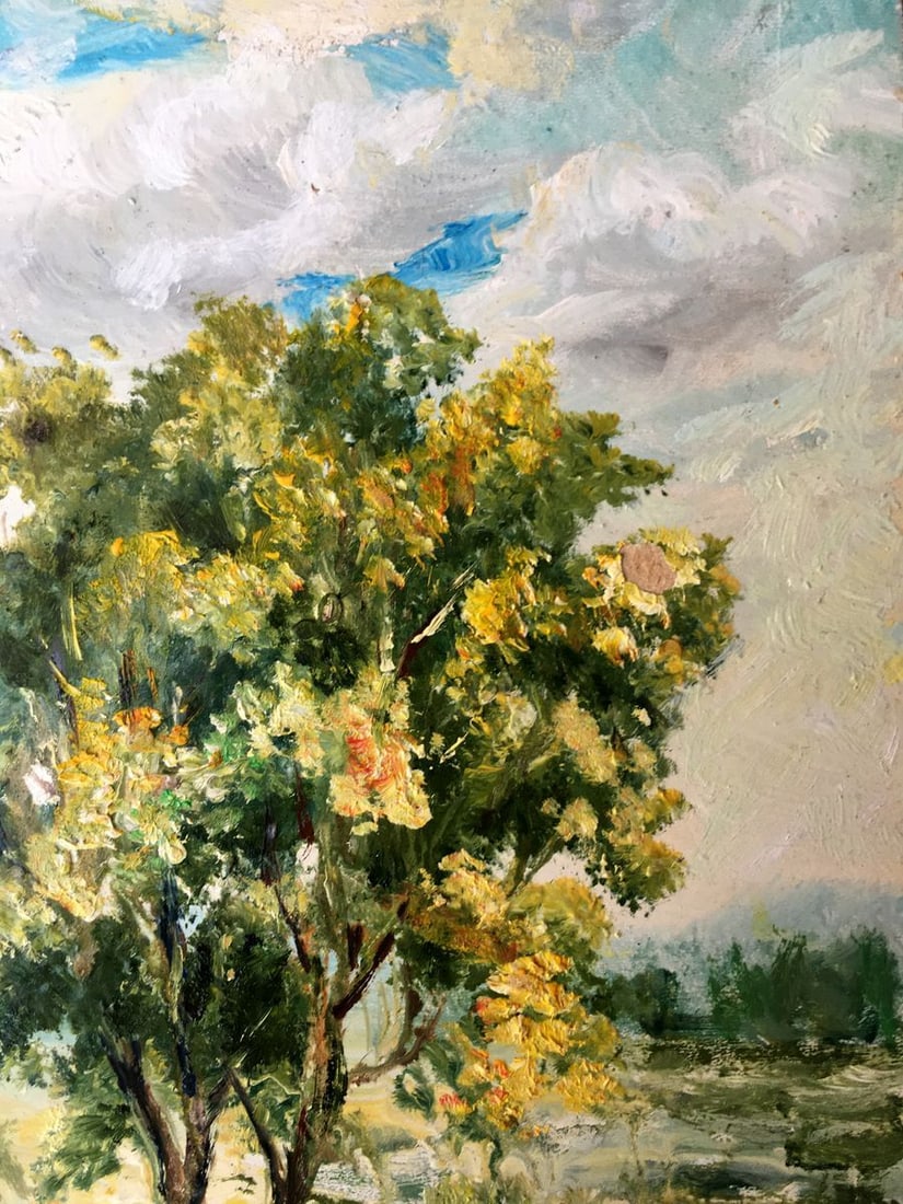 Oil painting Sunny day Unknown artist - 6