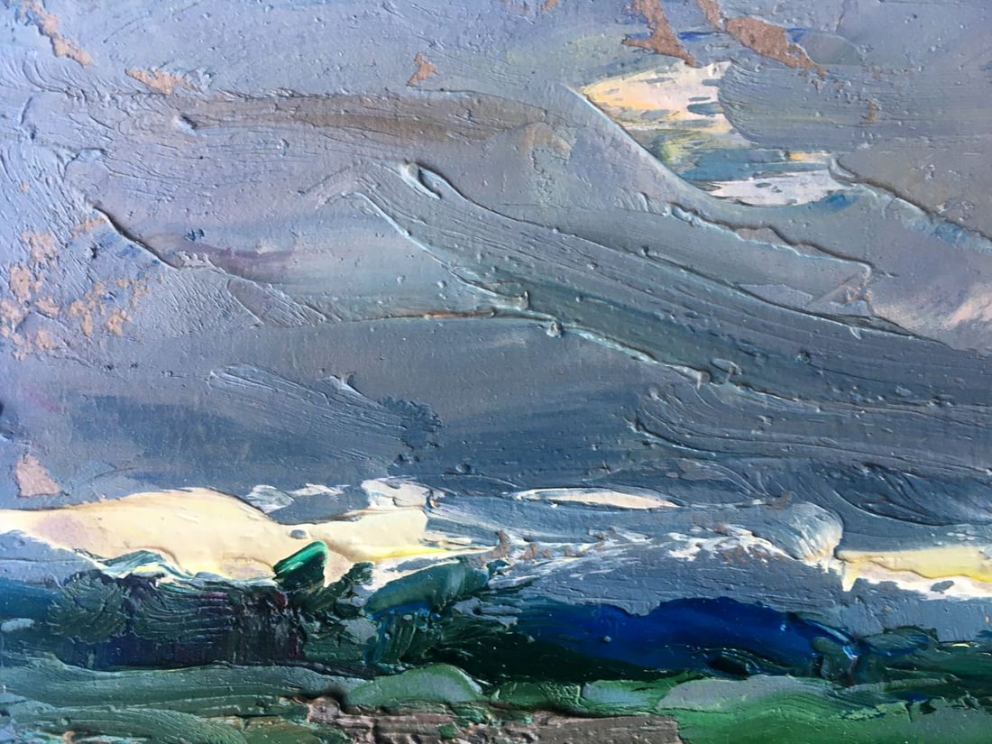 Oil painting Silver Evening Alexander Nikolaevich Cherednichenko - 4