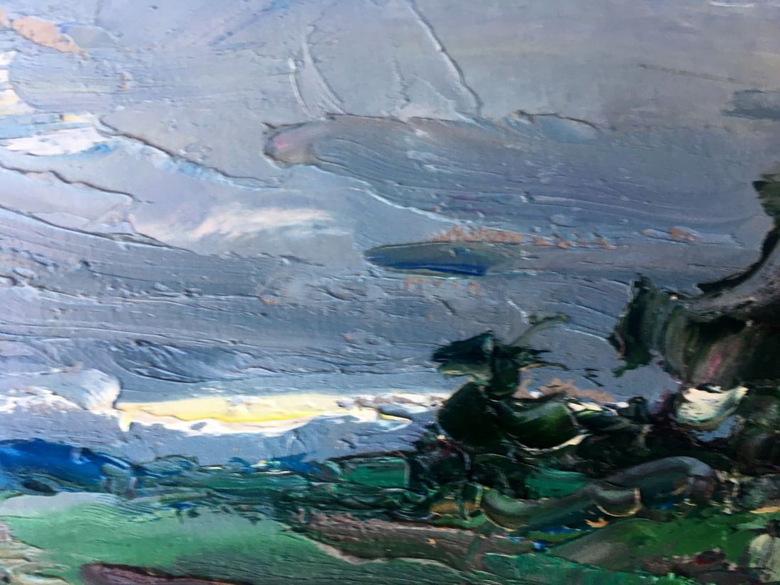Oil painting Silver Evening Alexander Nikolaevich Cherednichenko - 5