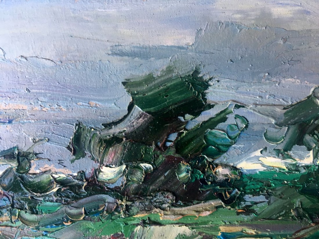 Oil painting Silver Evening Alexander Nikolaevich Cherednichenko - 6