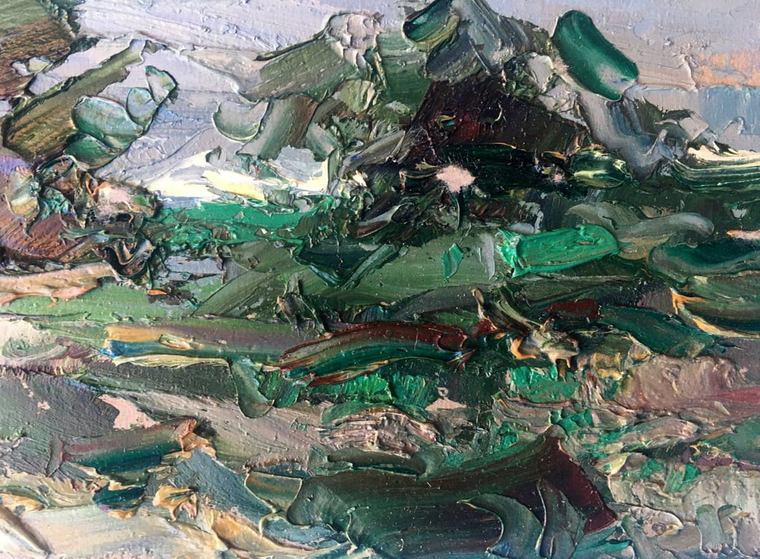 Oil painting Silver Evening Alexander Nikolaevich Cherednichenko - 8