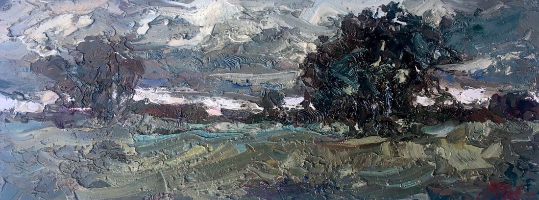 Oil painting Rainy day Alexander Nikolaevich Cherednichenko (1 of 14)