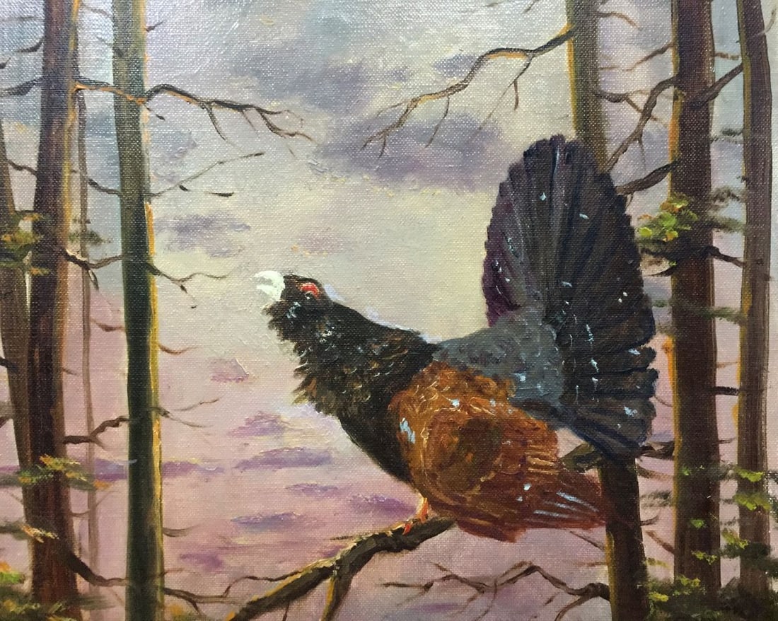 Oil painting Early bird Evgeny Adolfovich Kibrik - 3