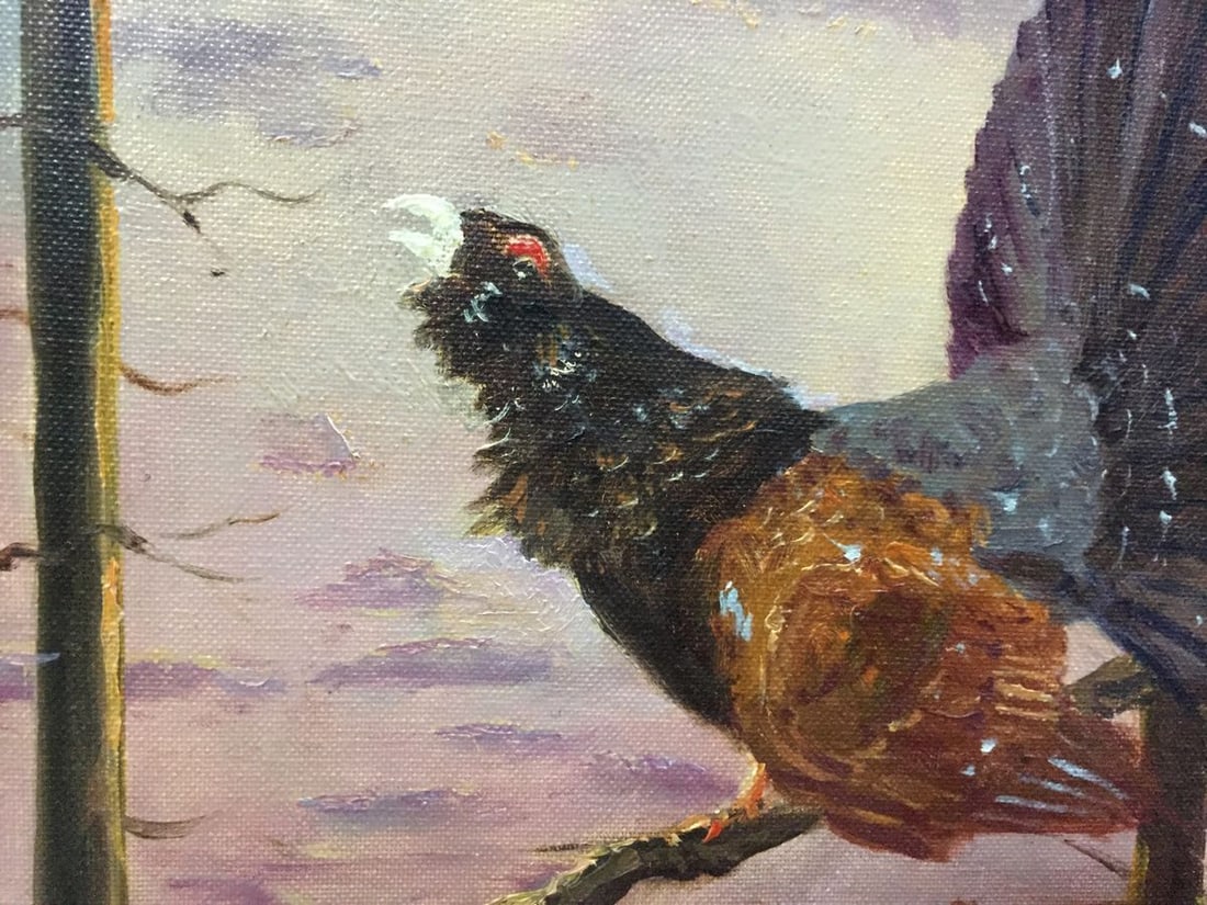 Oil painting Early bird Evgeny Adolfovich Kibrik - 5