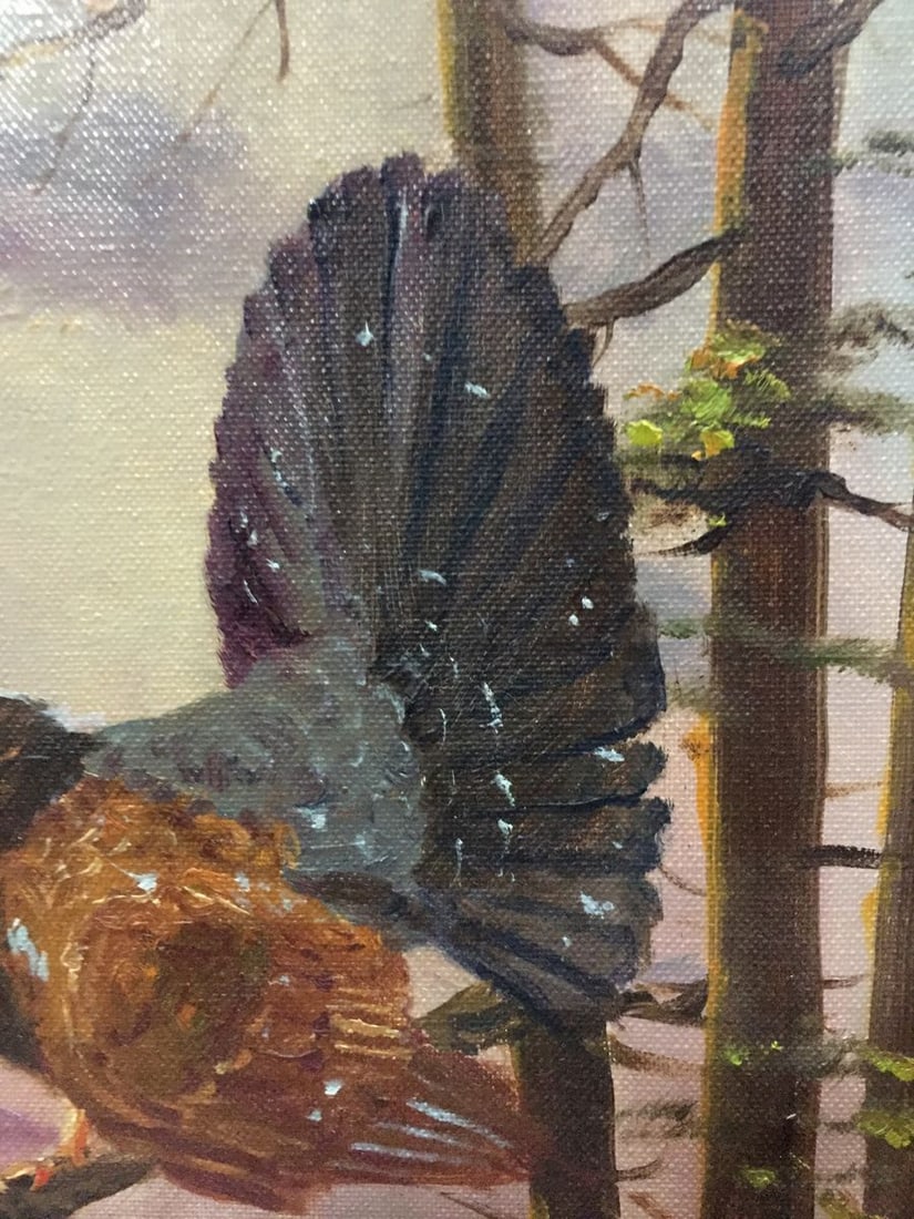 Oil painting Early bird Evgeny Adolfovich Kibrik - 6