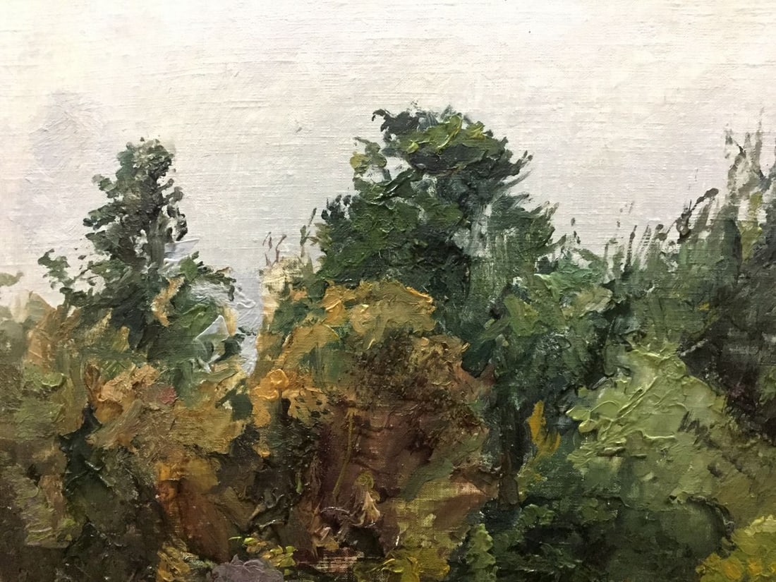 Oil painting Near the forest Yakovlev B. N. - 3