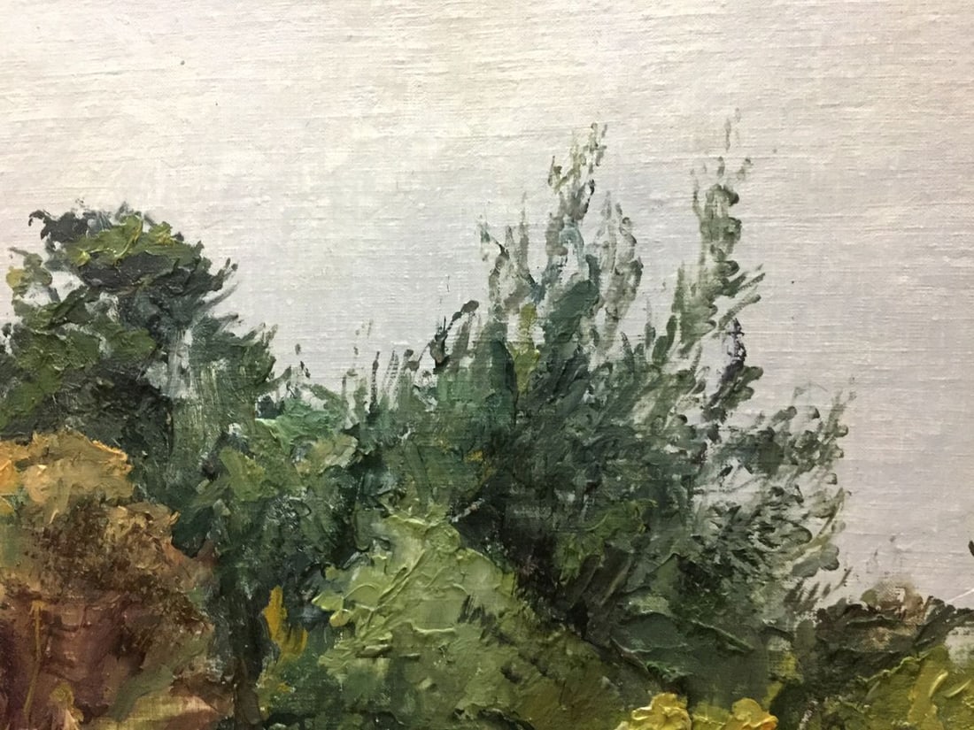 Oil painting Near the forest Yakovlev B. N. - 4