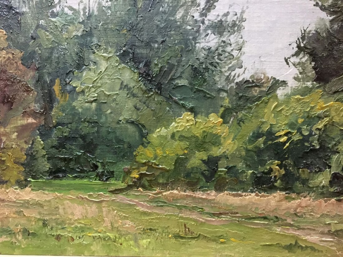 Oil painting Near the forest Yakovlev B. N. - 5
