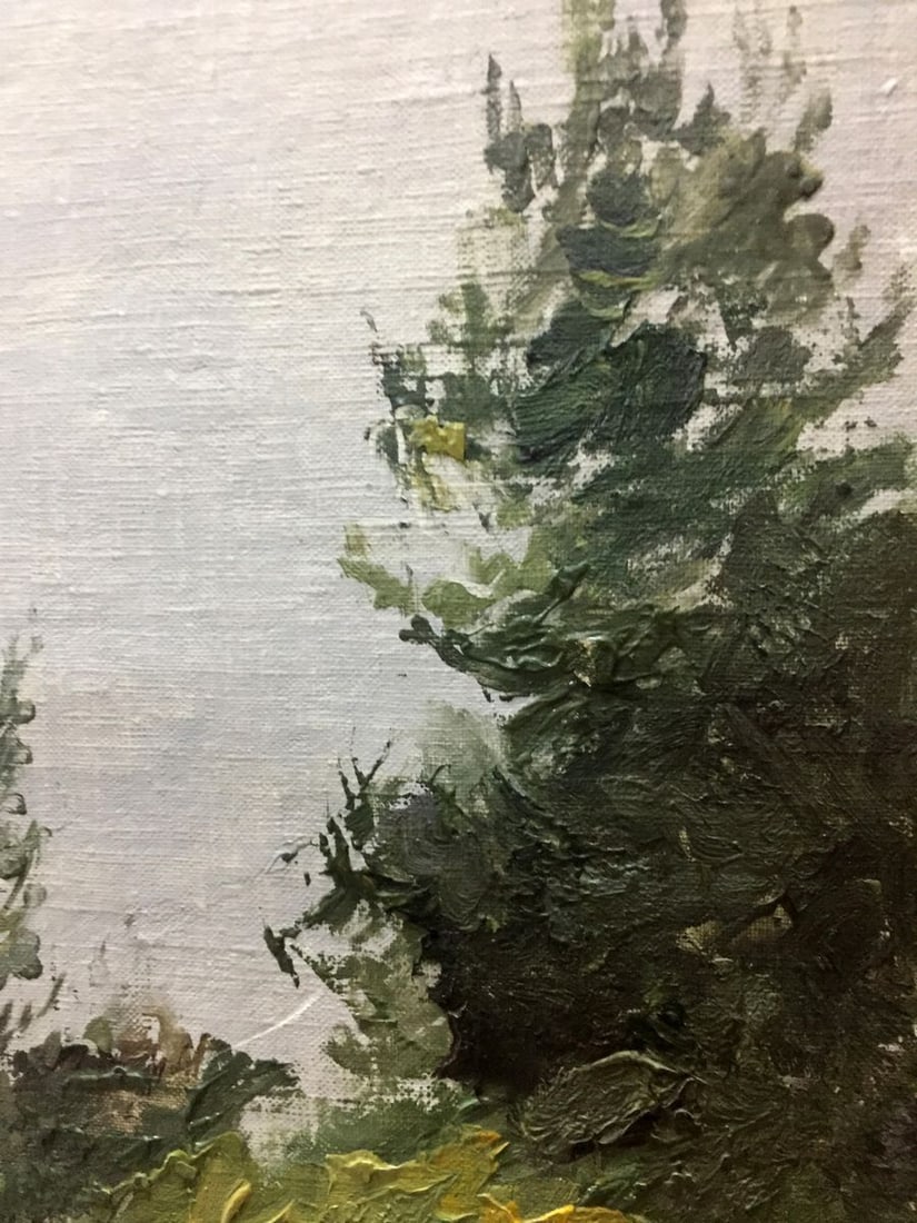 Oil painting Near the forest Yakovlev B. N. - 7