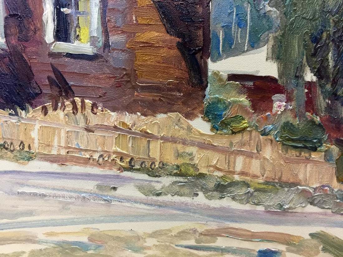 Oil painting Street life - 4