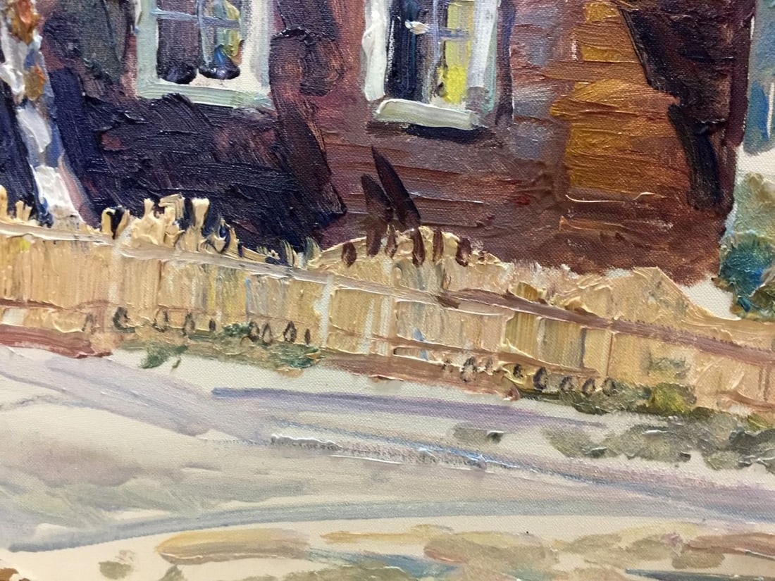 Oil painting Street life - 5