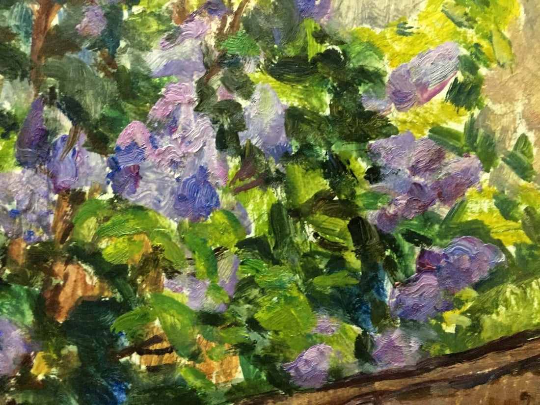 Oil painting Lilac near the house Dziuban Ivan Feodosievich - 6