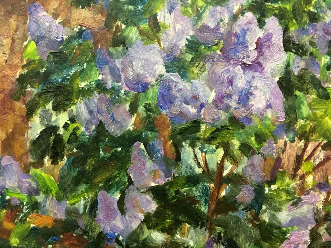 Oil painting Lilac near the house Dziuban Ivan Feodosievich - 8