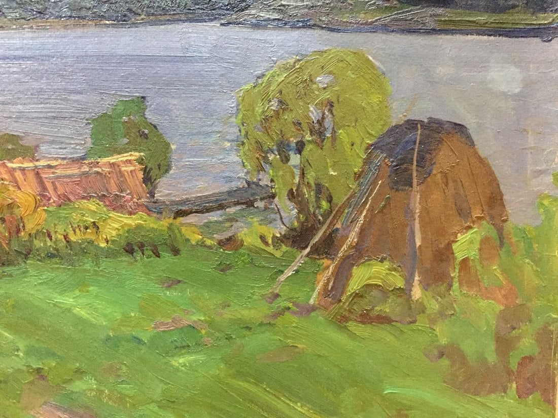 Oil painting Rural life Fomin Anatoly Nikiforovich - 5