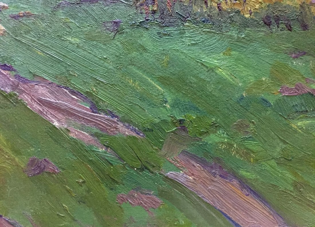 Oil painting Rural life Fomin Anatoly Nikiforovich - 7