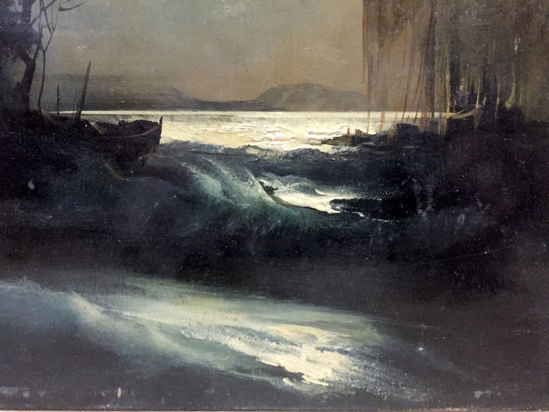 Oil painting Night on the beach Zebek Vladimir Evgenievich - 4
