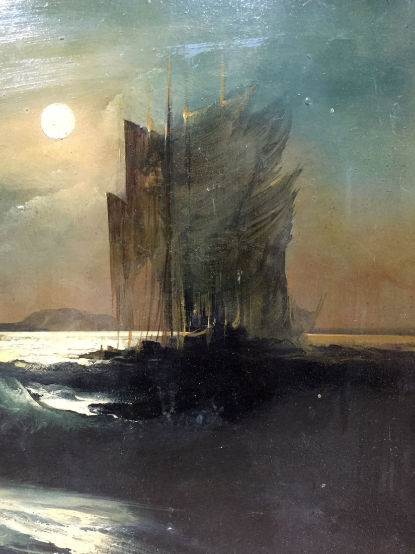 Oil painting Night on the beach Zebek Vladimir Evgenievich - 5
