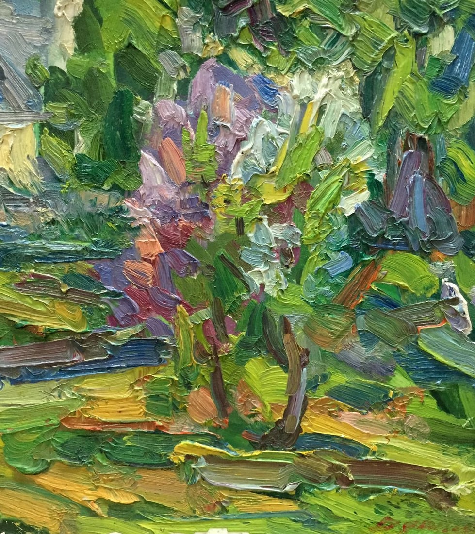 Abstract oil painting Green garden Dupliy Sergey Alexandrov: Title: Abstract oil painting Green garden Dupliy Sergey Alexandrov Description: NoVern 115 *** ABOUT THIS PAINTING *** * TITLE: "Green garden" * ARTISTS: Dupliy Sergey Alexandrov * SIZE: 37x34 cm/'14.