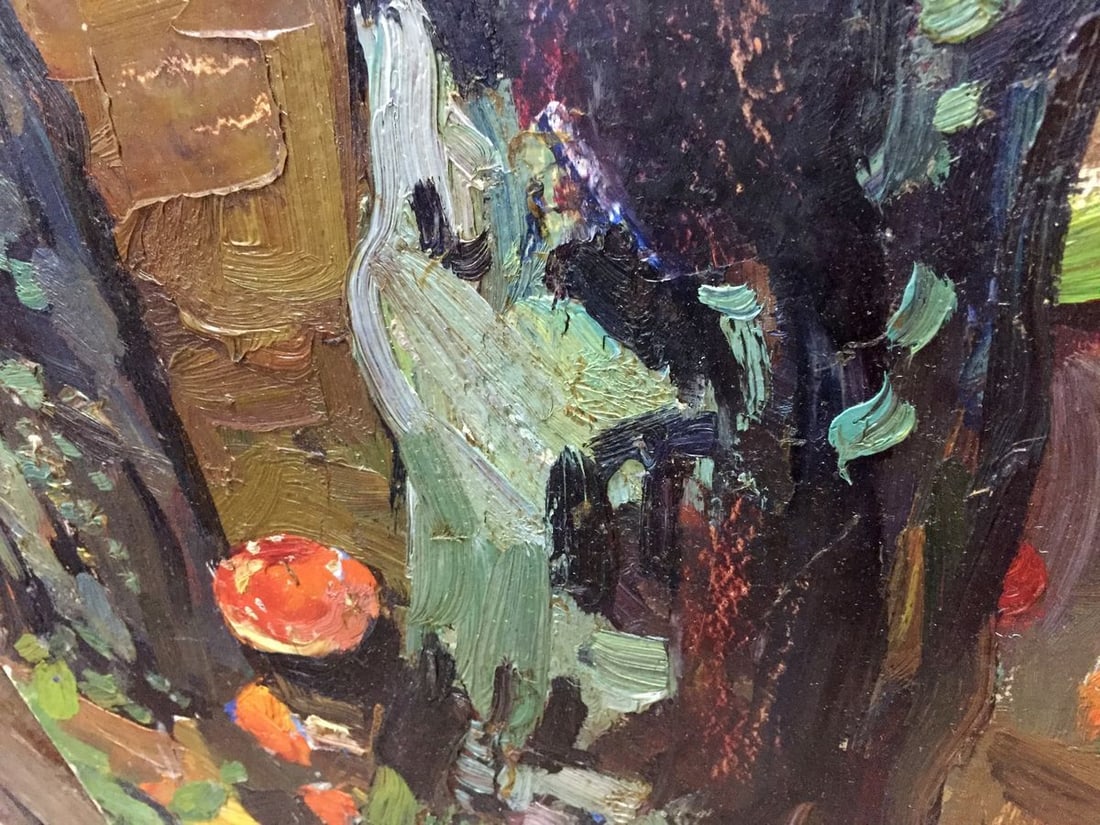 Oil painting Mushroom glade Moses Faybovich Gantman - 9