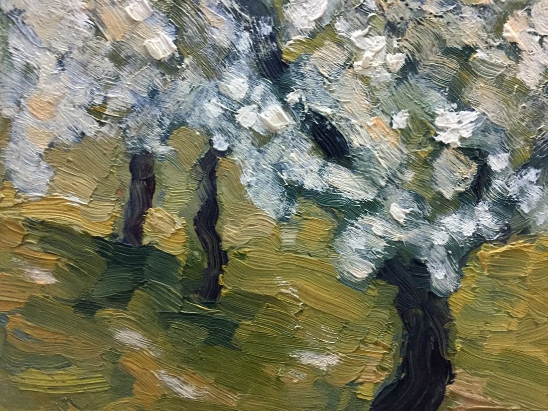 Oil painting Trees in the garden Dupliy Sergey Alexandrovich - 6