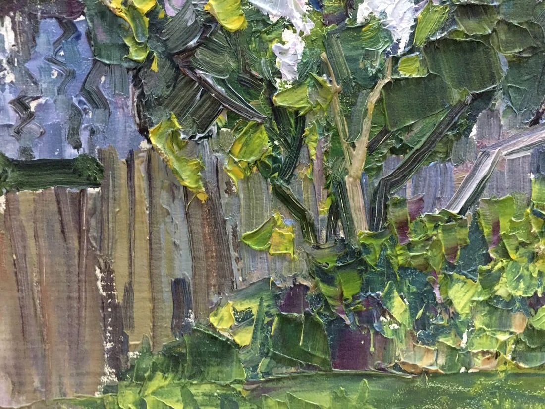 Oil painting Watercourse - 2