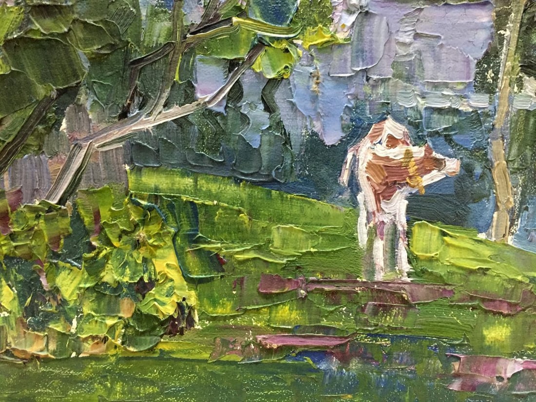 Oil painting Watercourse - 3