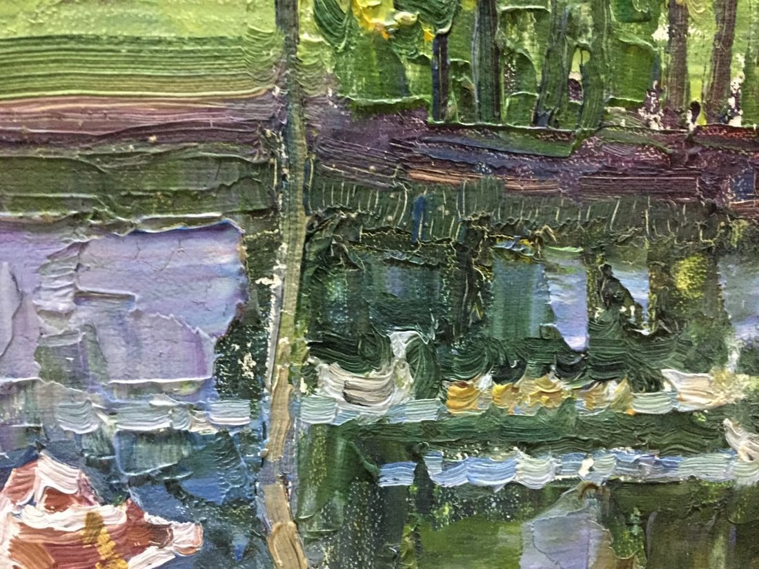 Oil painting Watercourse - 5
