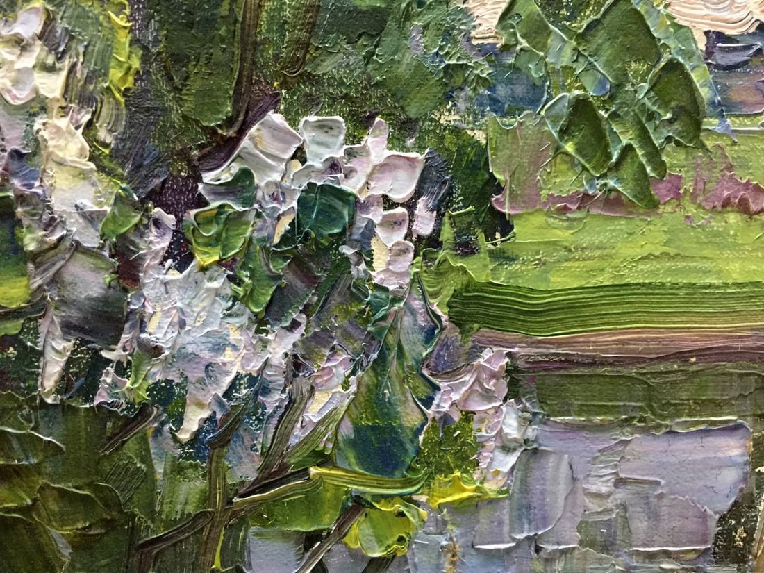 Oil painting Watercourse - 6