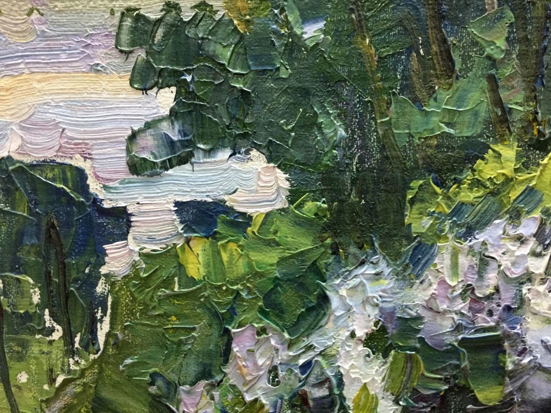 Oil painting Watercourse - 7