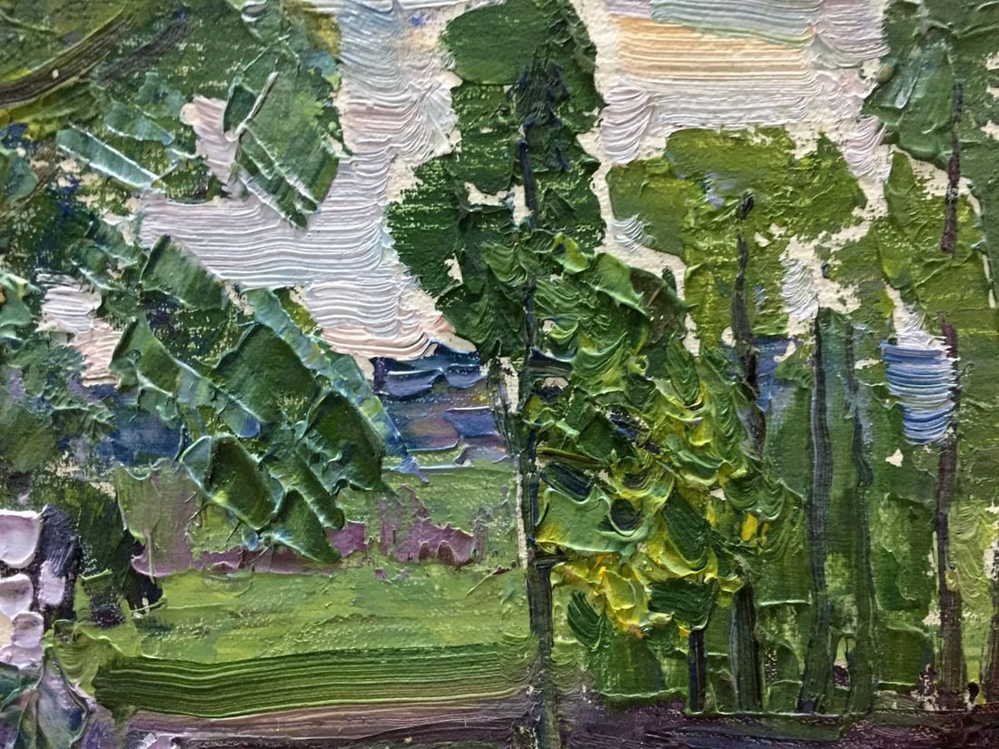 Oil painting Watercourse - 8