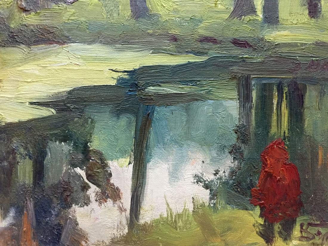 Oil painting Pond Fedir Zotykovych Konovalyuk - 2