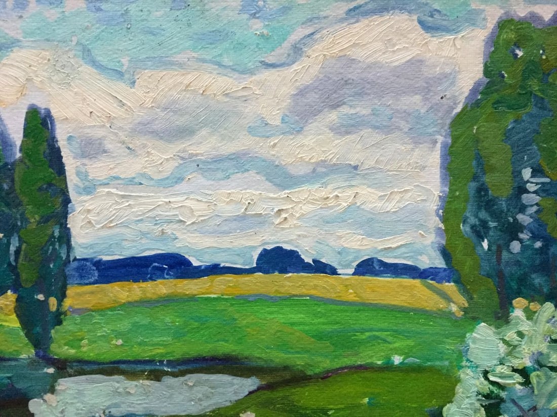 Oil painting Pond Victor Kirillovich Gaiduk - 3