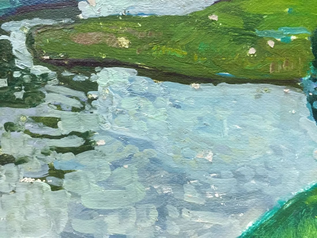 Oil painting Pond Victor Kirillovich Gaiduk - 6