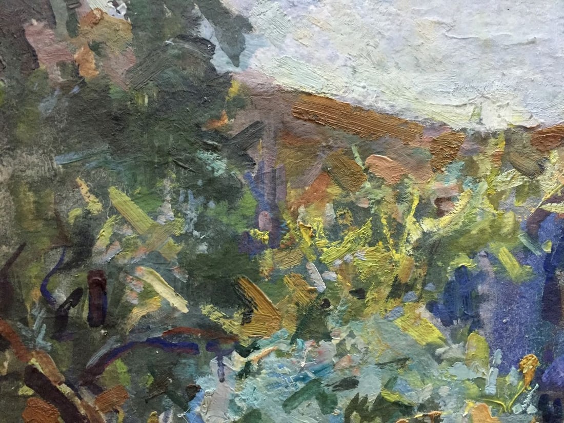 Oil painting Dreamer's Yard Puzyrevich Alexander Adamovich - 3