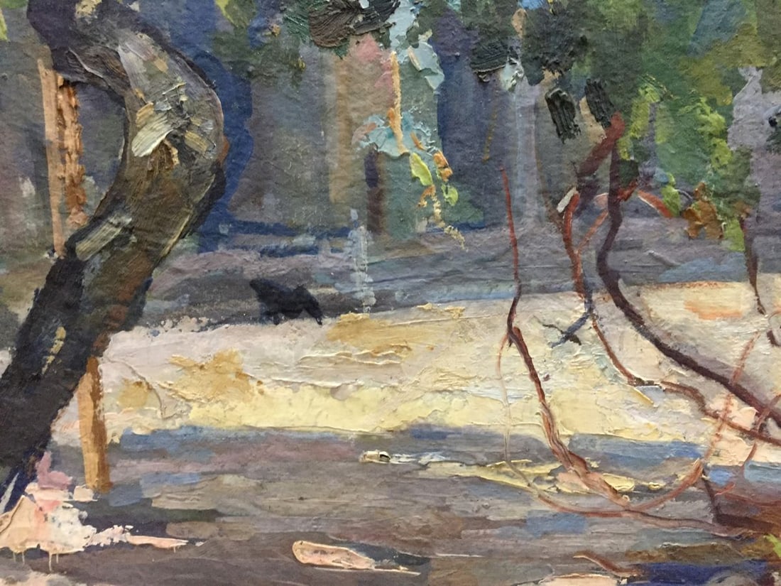 Oil painting Dreamer's Yard Puzyrevich Alexander Adamovich - 6