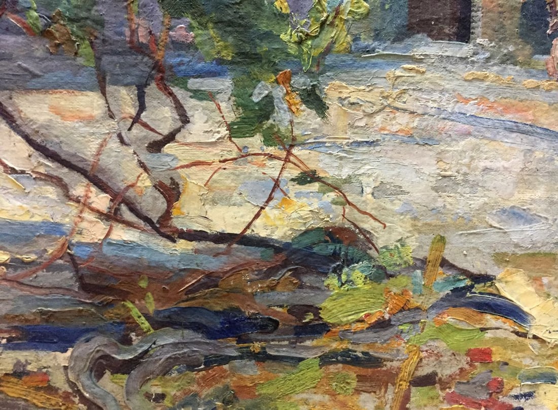 Oil painting Dreamer's Yard Puzyrevich Alexander Adamovich - 7