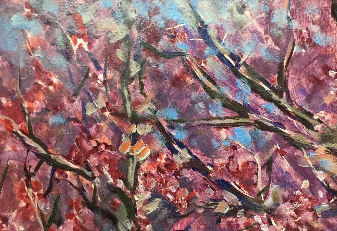 Oil painting Flower tree Vasetsky Grigory Stepanovich - 2